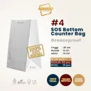 PAPER BAG SOS  #4 GP PUTIH POLOS "ADARBO" - REGULER