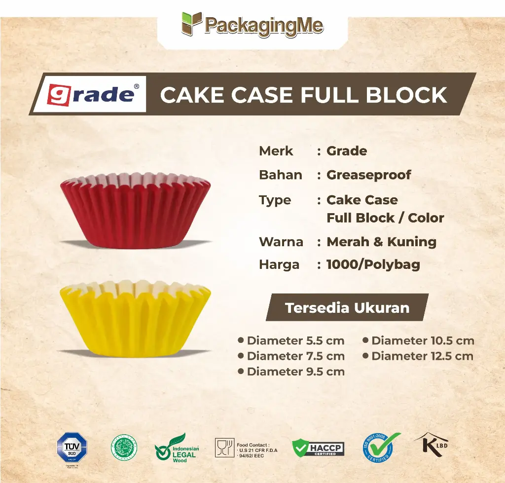 CAKE CASE (CC) 10.5 — FULL BLOCK MIX "GRADE" (1 Karton)