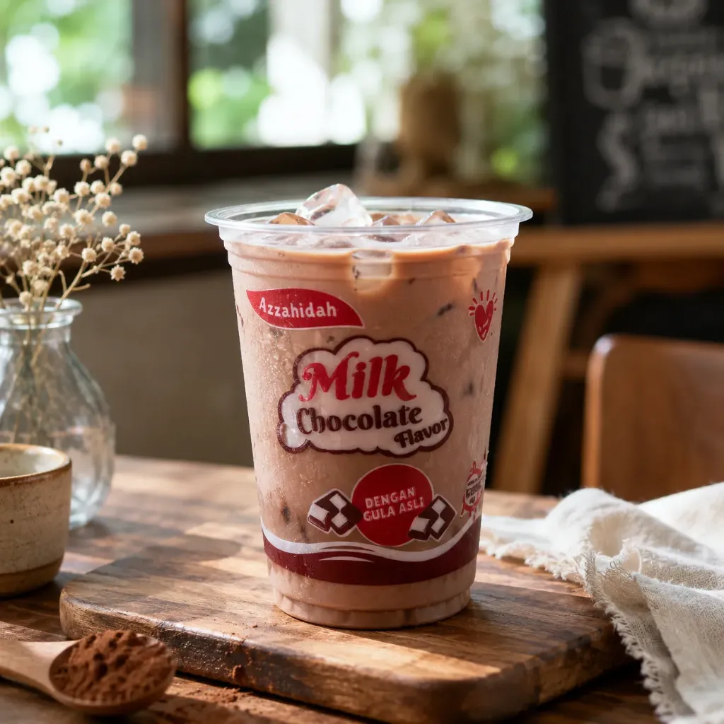 COKLAT 12OZ GO CUP
