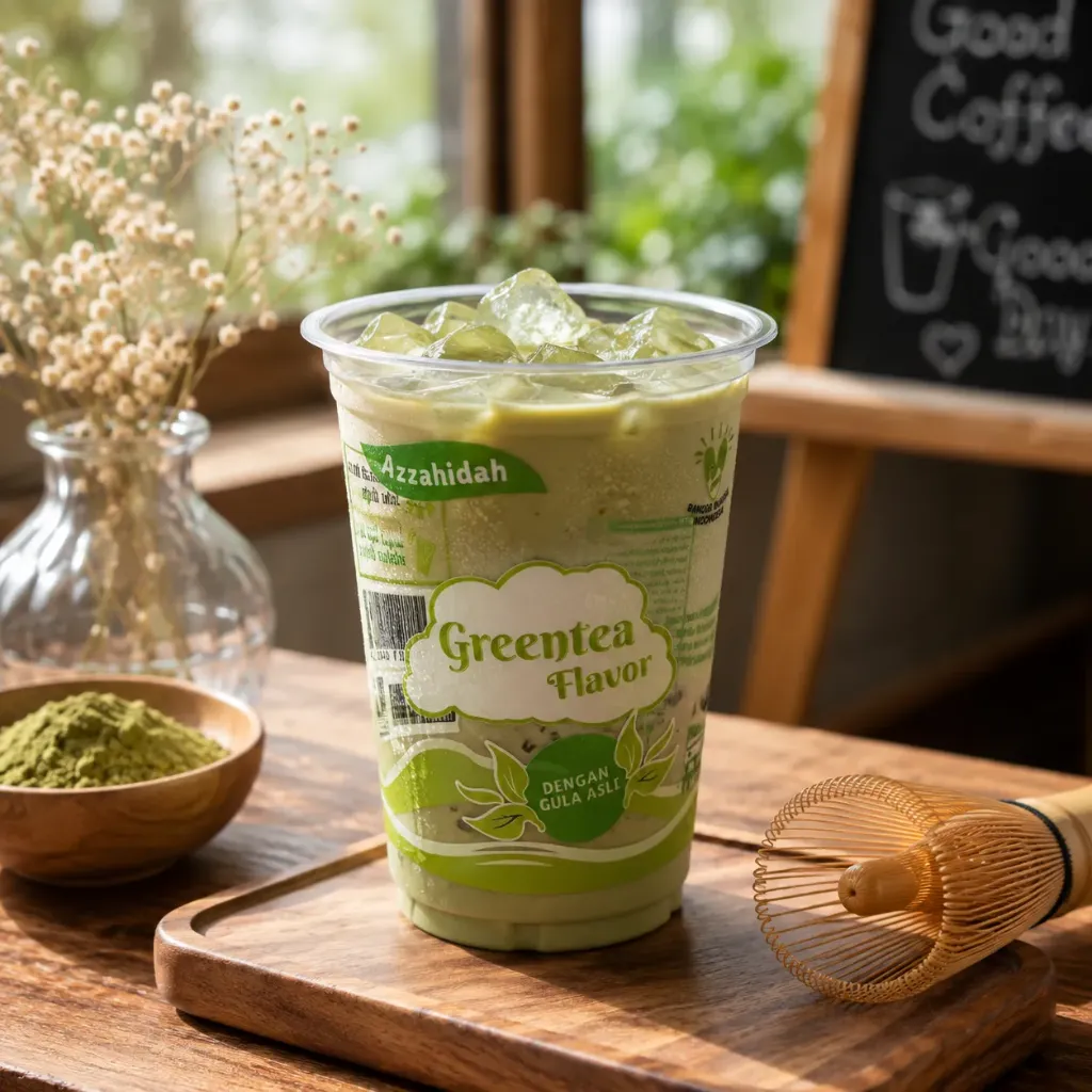 GREEN TEA 12OZ GO CUP